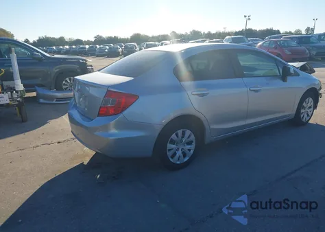 2012 Honda Civic Lx z USA, uszkodzony, nr VIN 19XFB2F5XCE091731